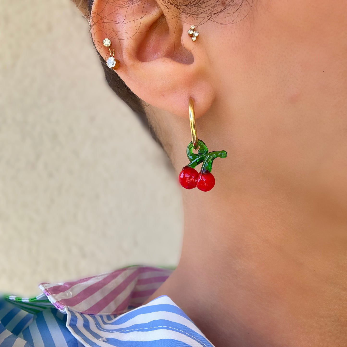 Boucle d’oreille CERISE
