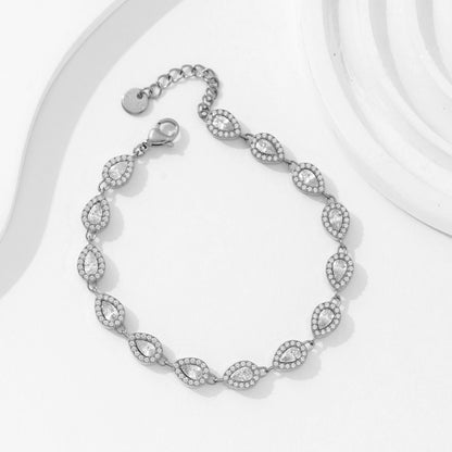 Bracelet goutte STRASS