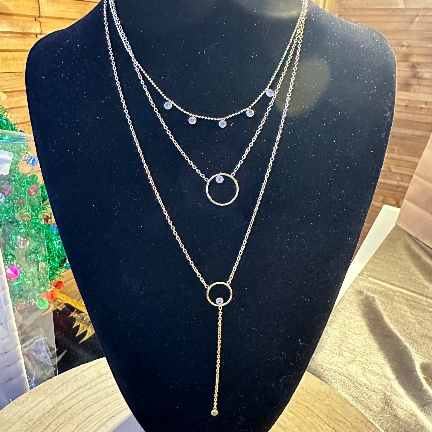 Collier TRIPLE CHAÎNE SAYAINE