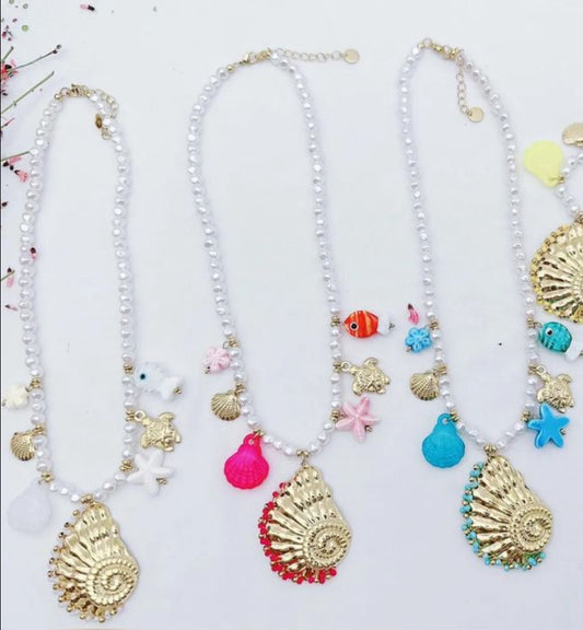 Collier breloque MER