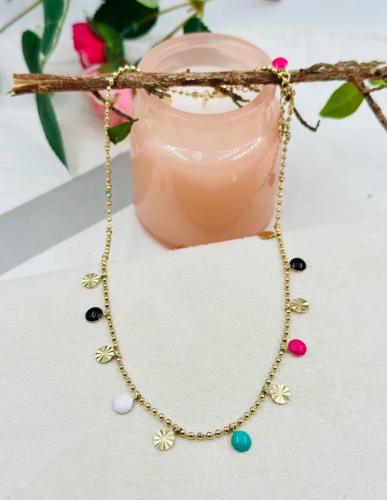 Collier PAMPILLE COULEUR