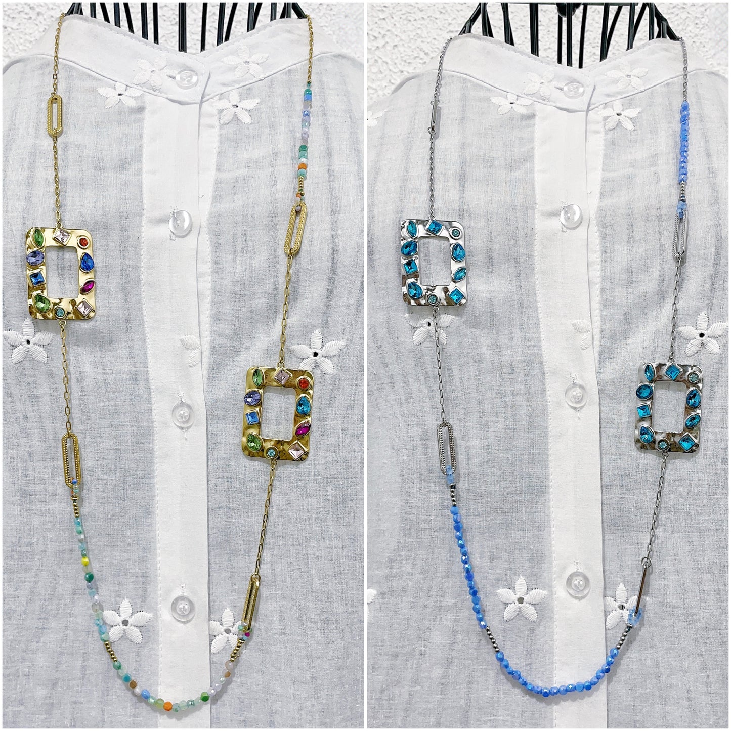 Collier sautoir CUBE