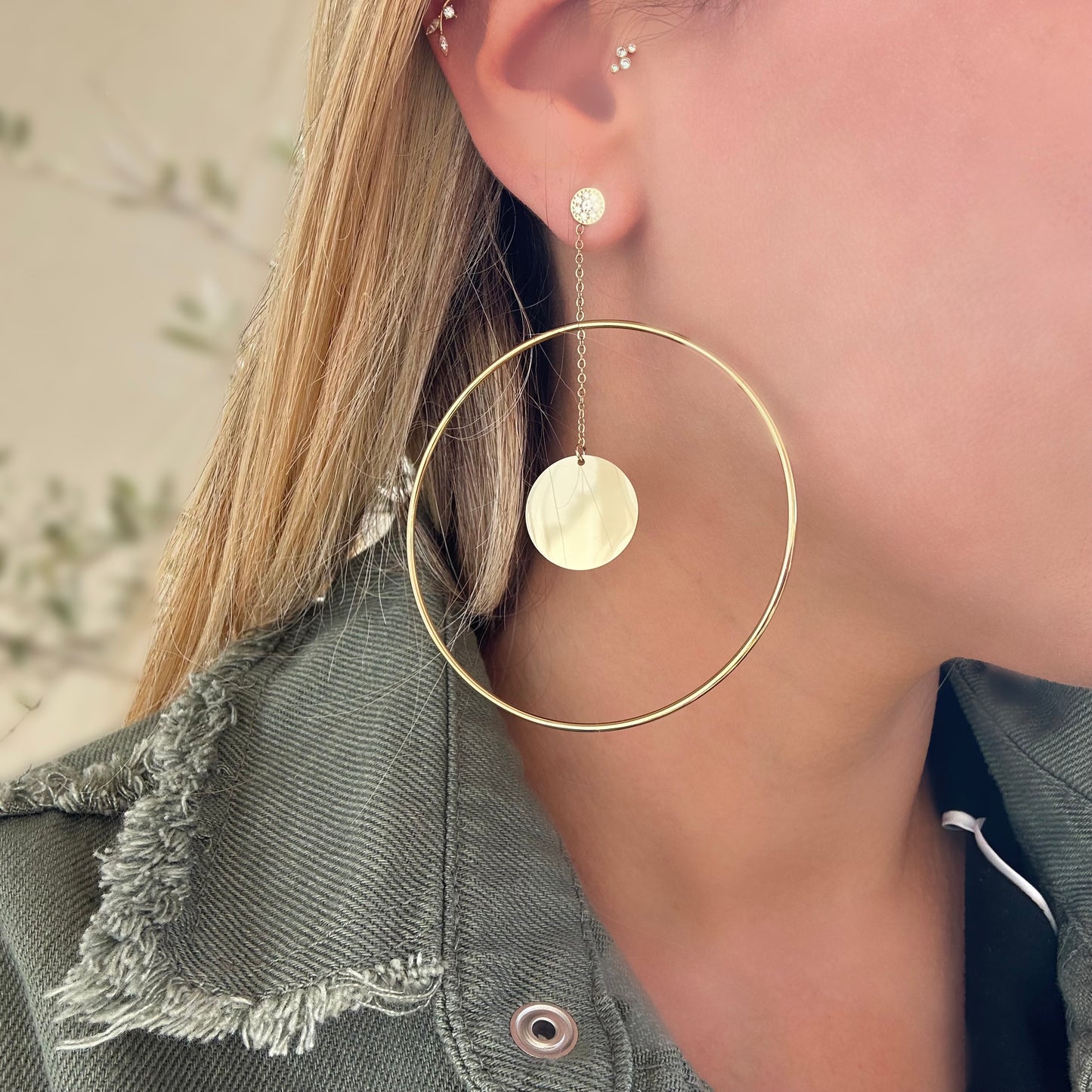 Boucle d’oreille CRÉOLE ILIA