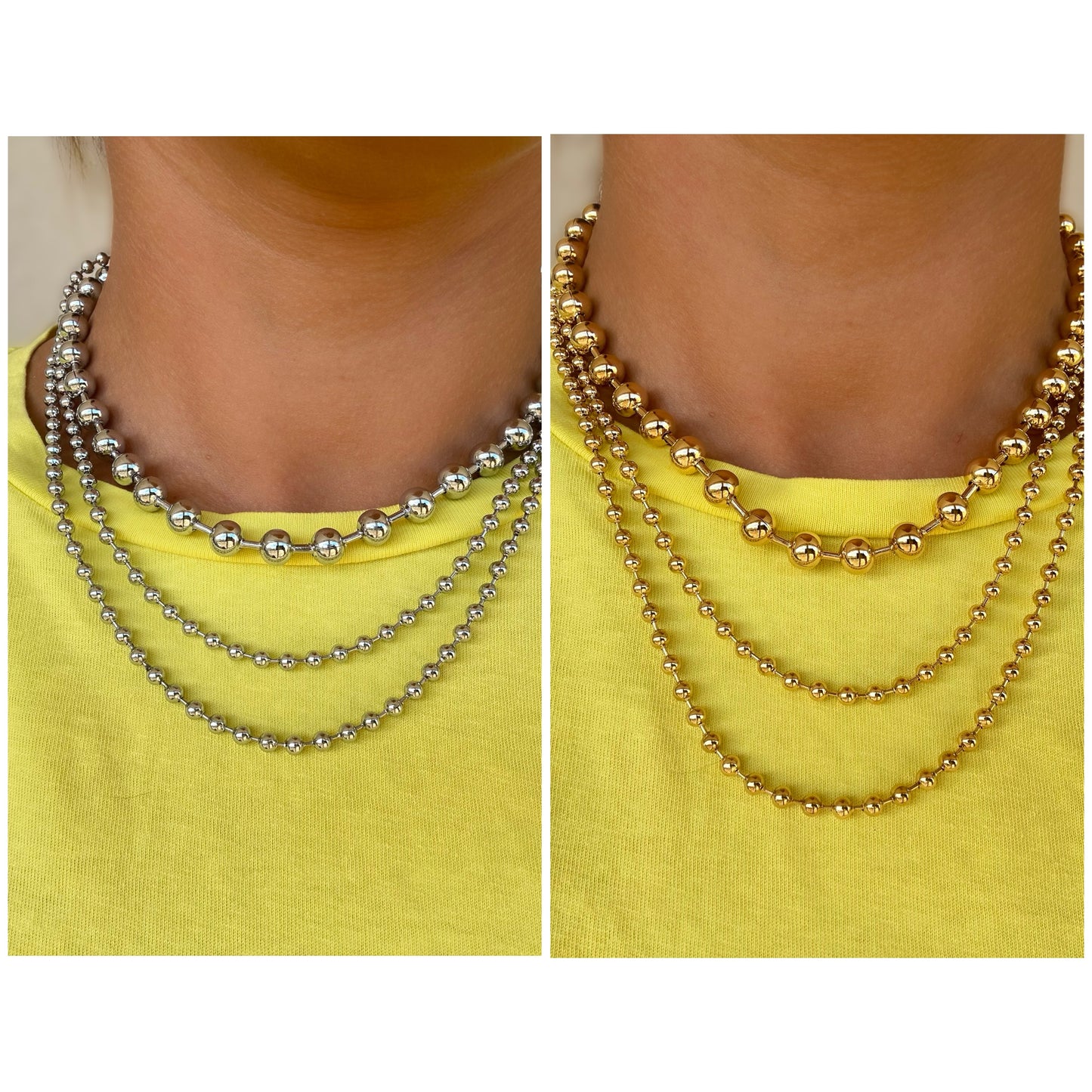 Collier TRIPLE BOLI