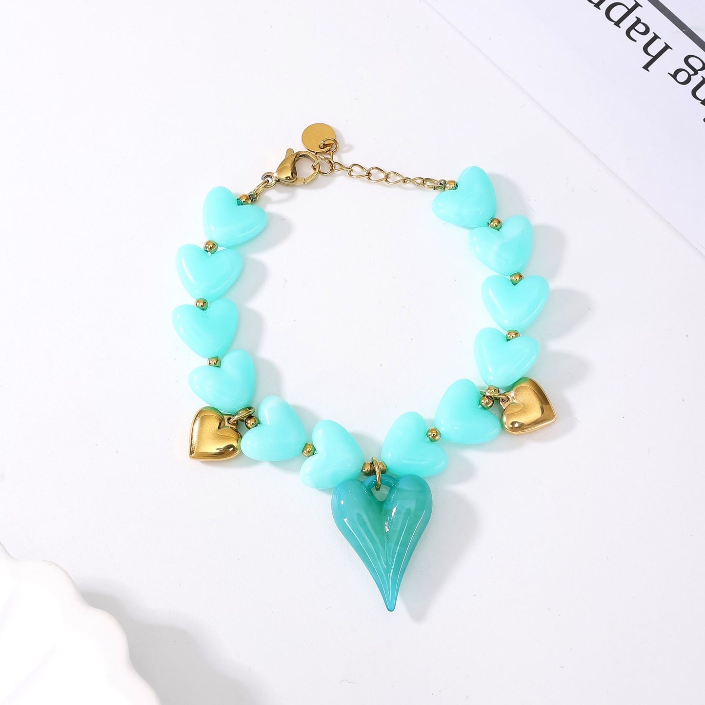 Bracelet RÉSINE CŒUR