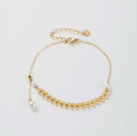 Bracelet cheville PERLINE