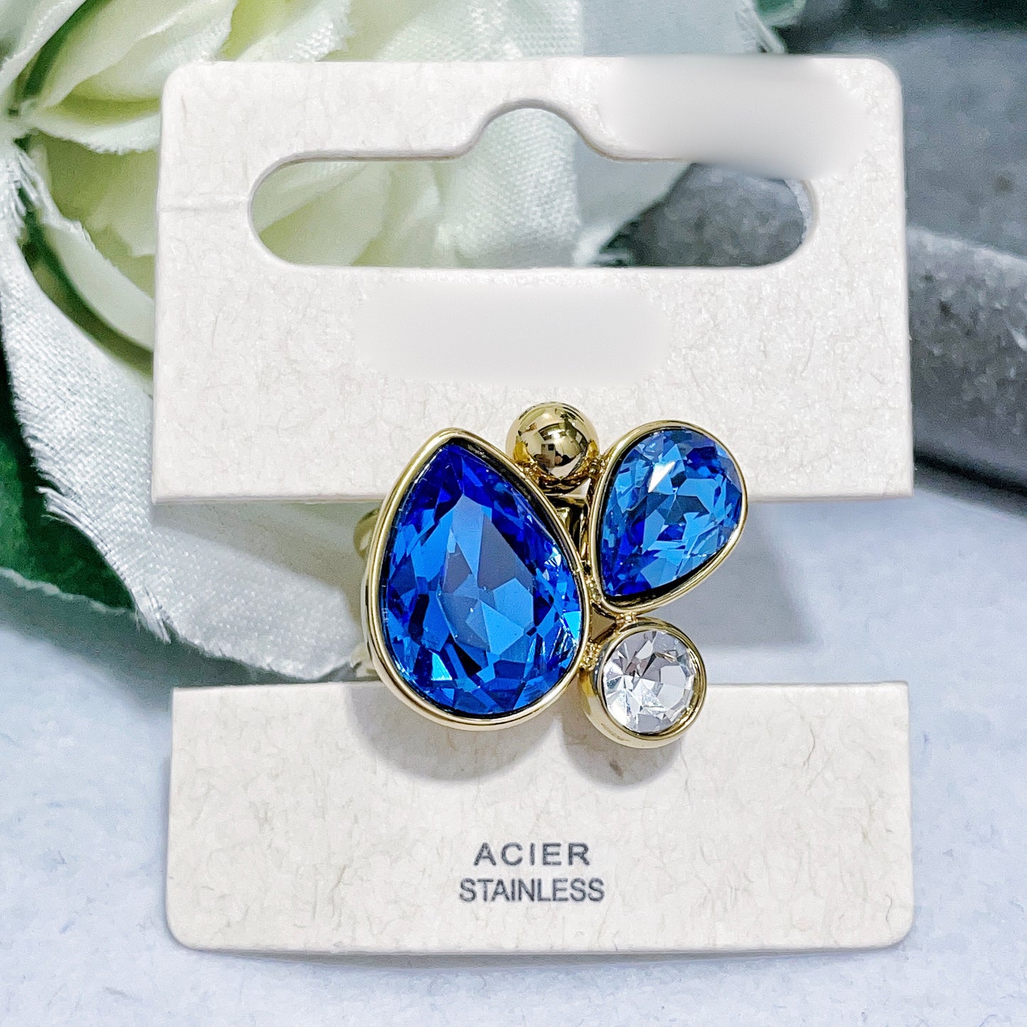 Bague strass NALIA