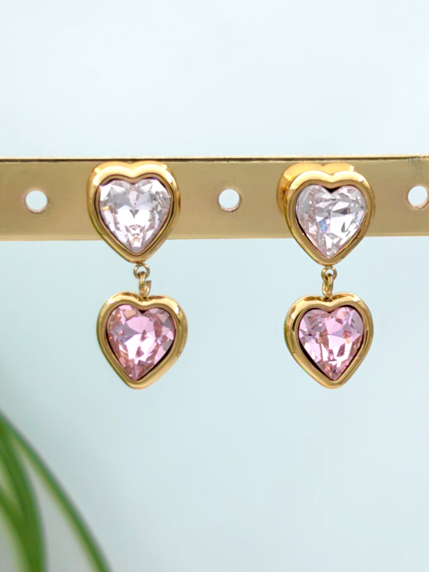 Boucle d’oreille Crystal Cœur