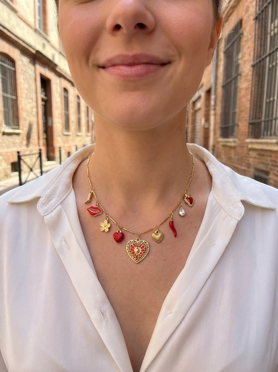 Collier breloque JULIANA