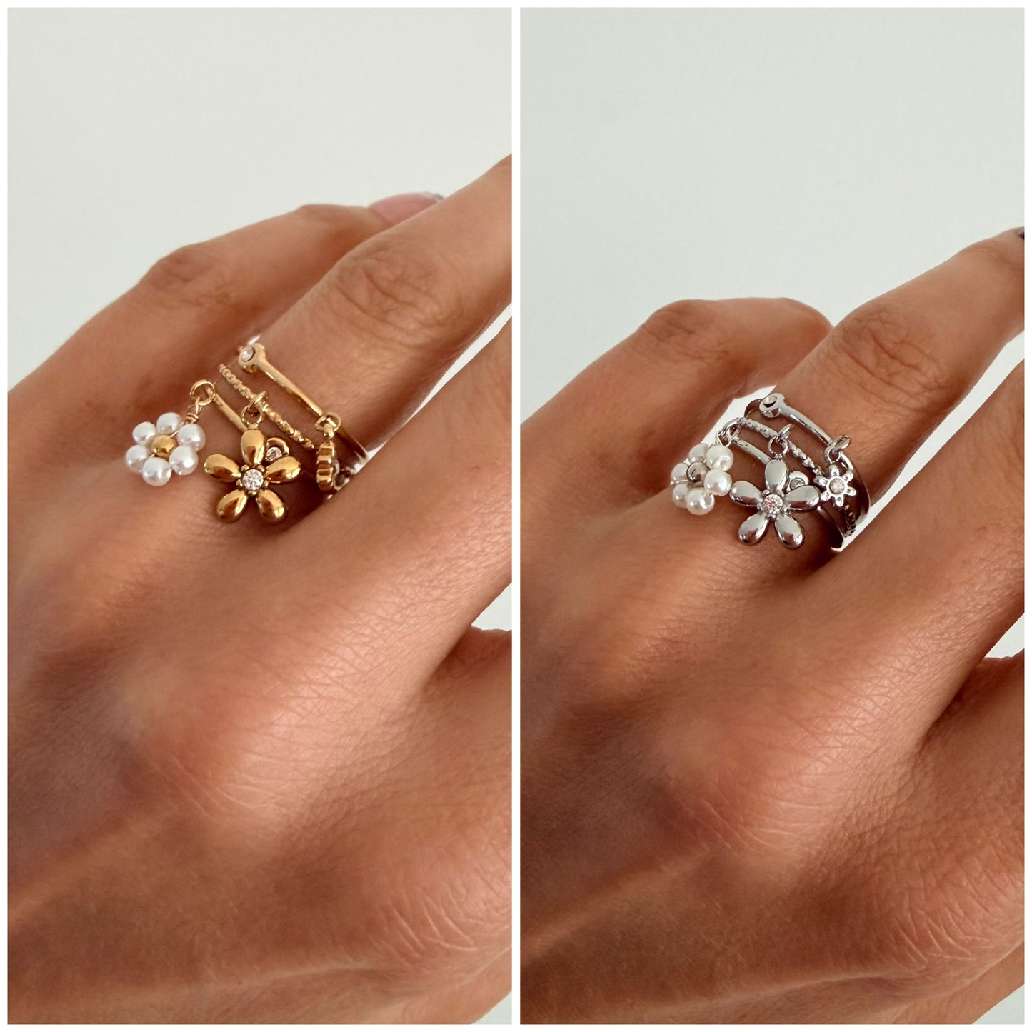 Bague breloque FLEURY