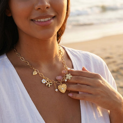 Collier Breloque CŒUR LISA