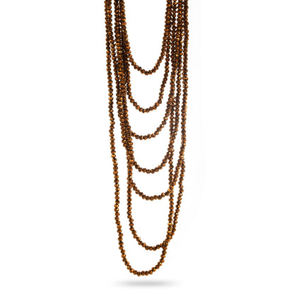 Collier Sautoir MULTICHAINE cristal