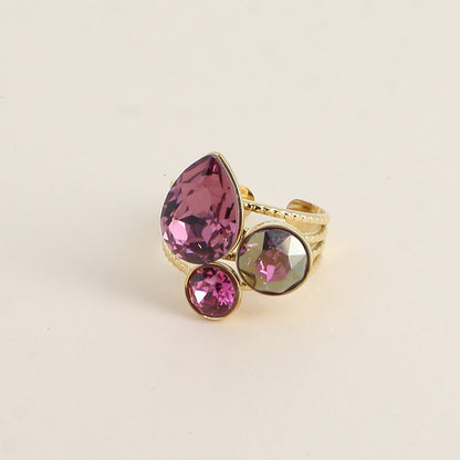 BAGUE CRYSTAL GOUTTE