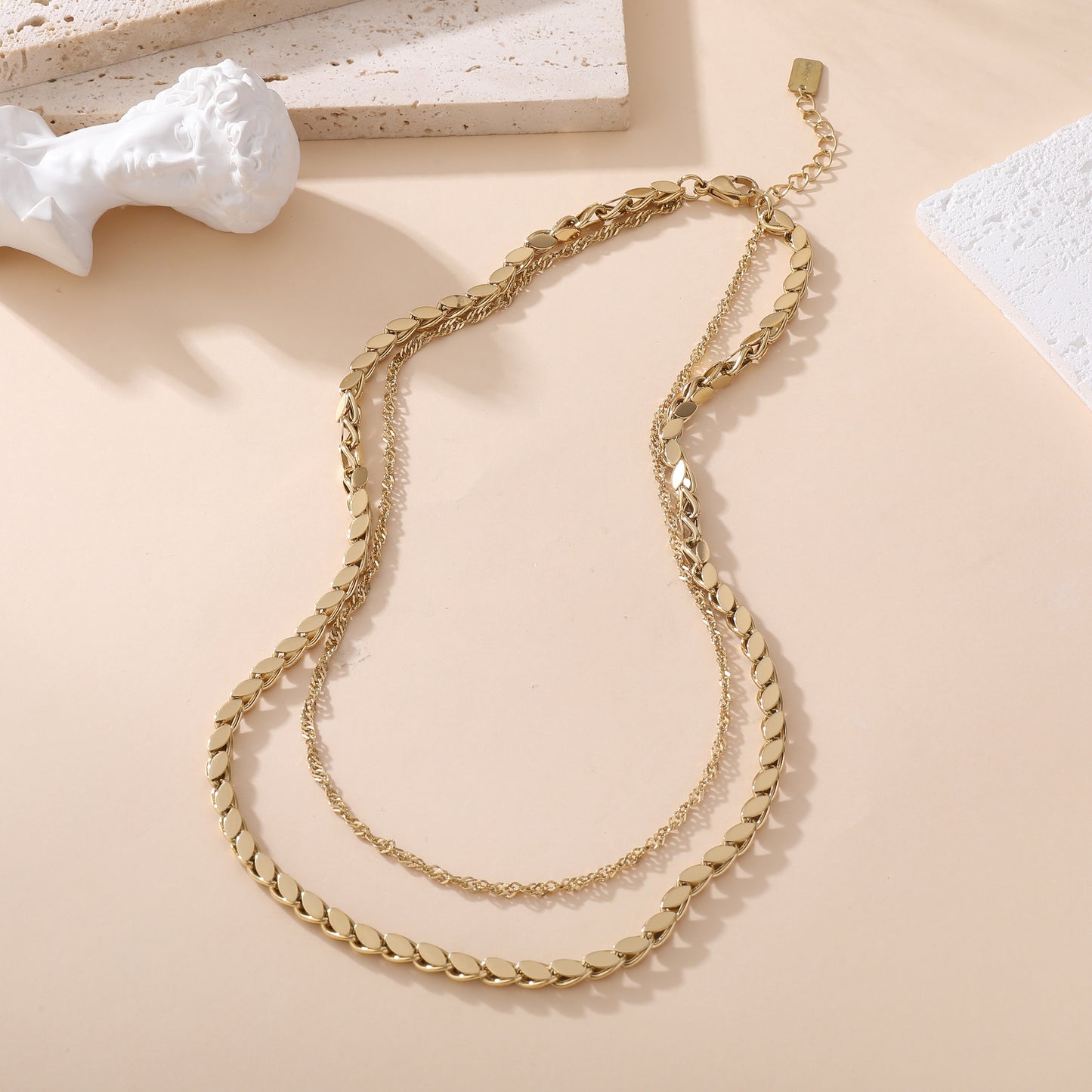 Collier double LOYA