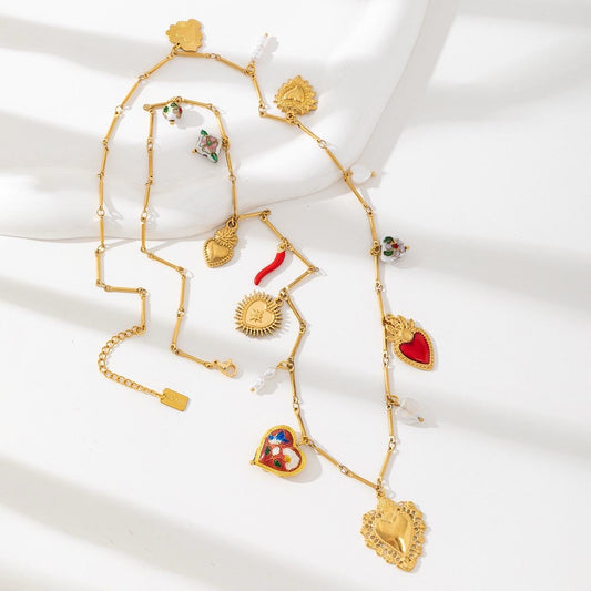 Collier breloque SAUTOIR LISE