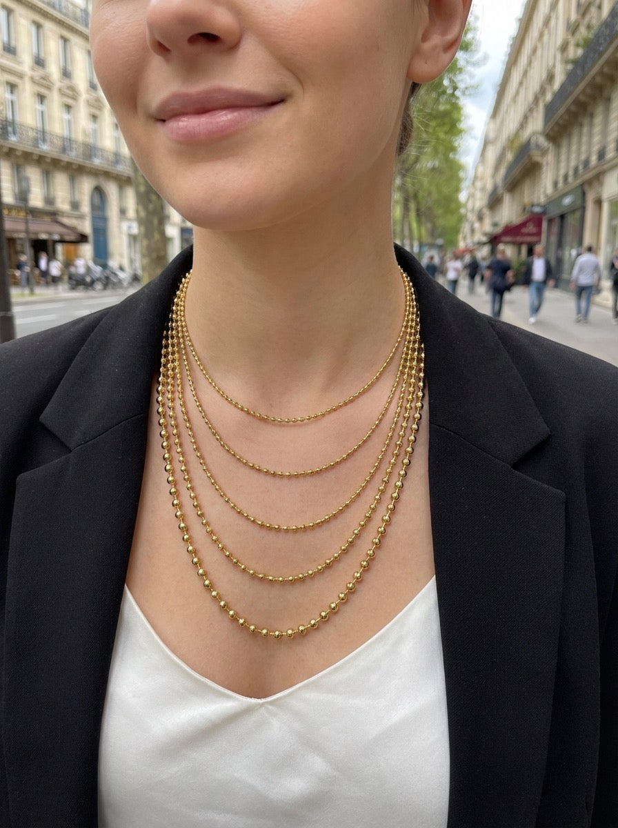 Collier MULTI INA dispo en ARGENTÉ