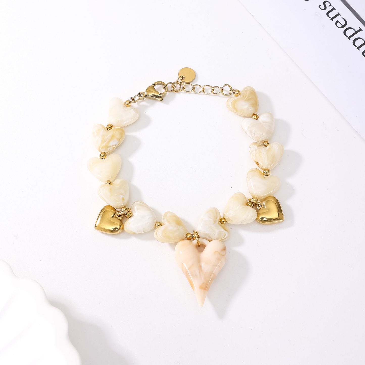 Bracelet RÉSINE CŒUR