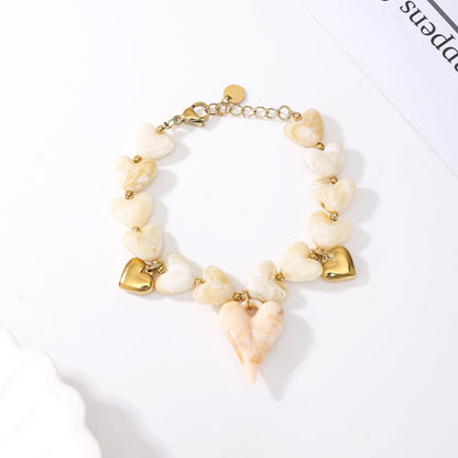 Bracelet RÉSINE CŒUR