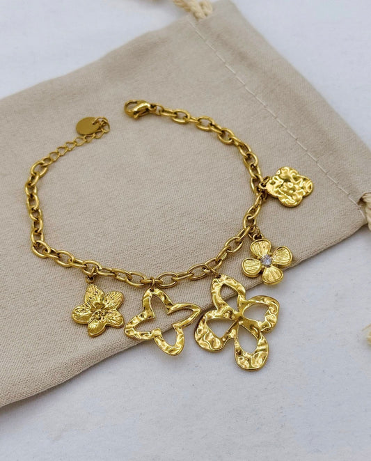 Bracelet breloque FLORA