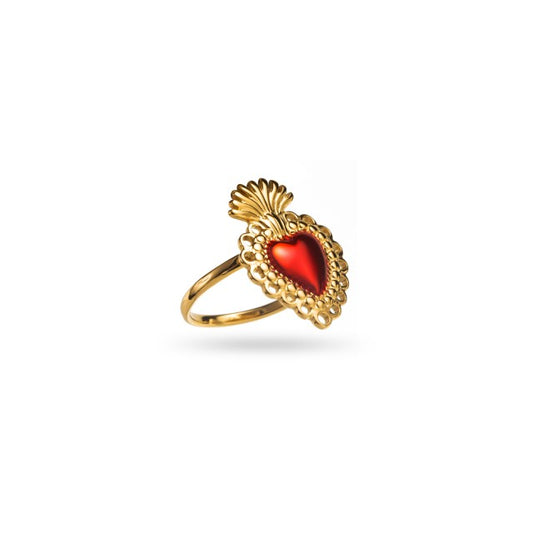 Bague CŒUR ROUGE