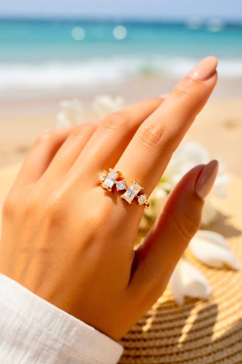 Bague strass SISI