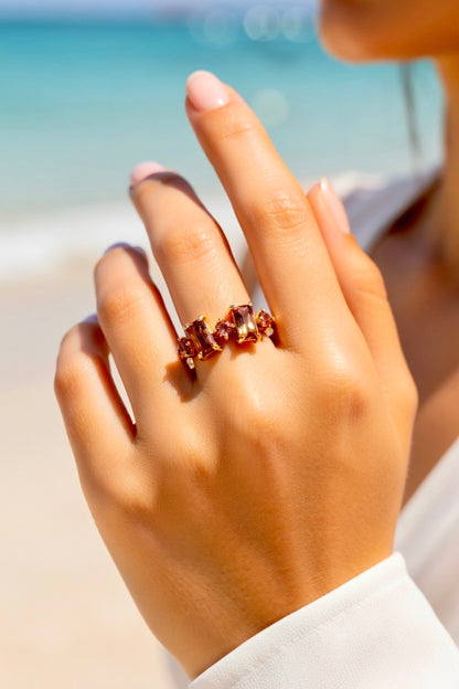Bague strass SISI