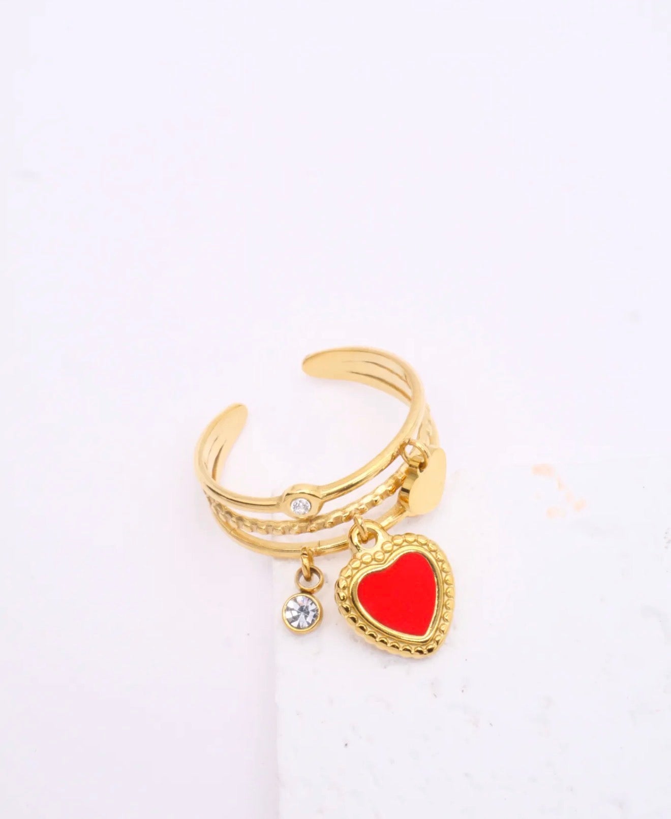 Bague cœur NARA