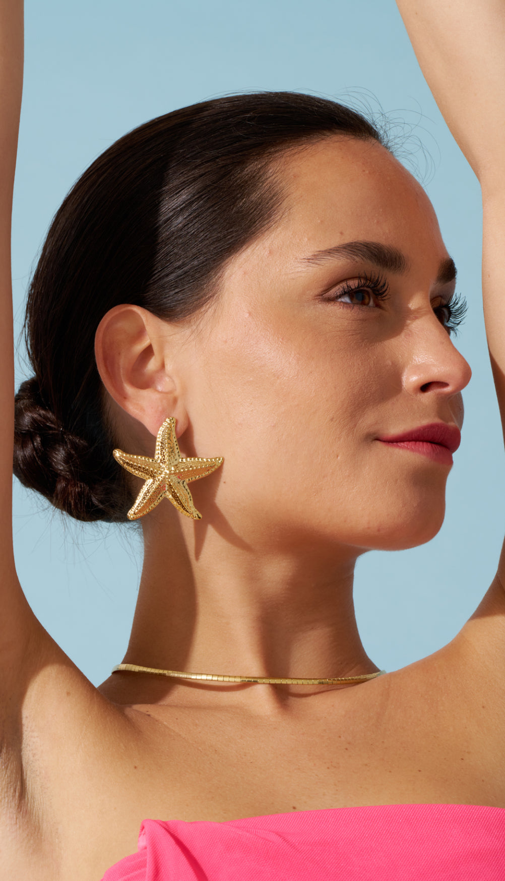 Boucles D'oreilles étoile De Mer En Métal - Style Bohème Minimal - Or - Bijoux Fins Pour Femmes - Cadeau Délicat - 13