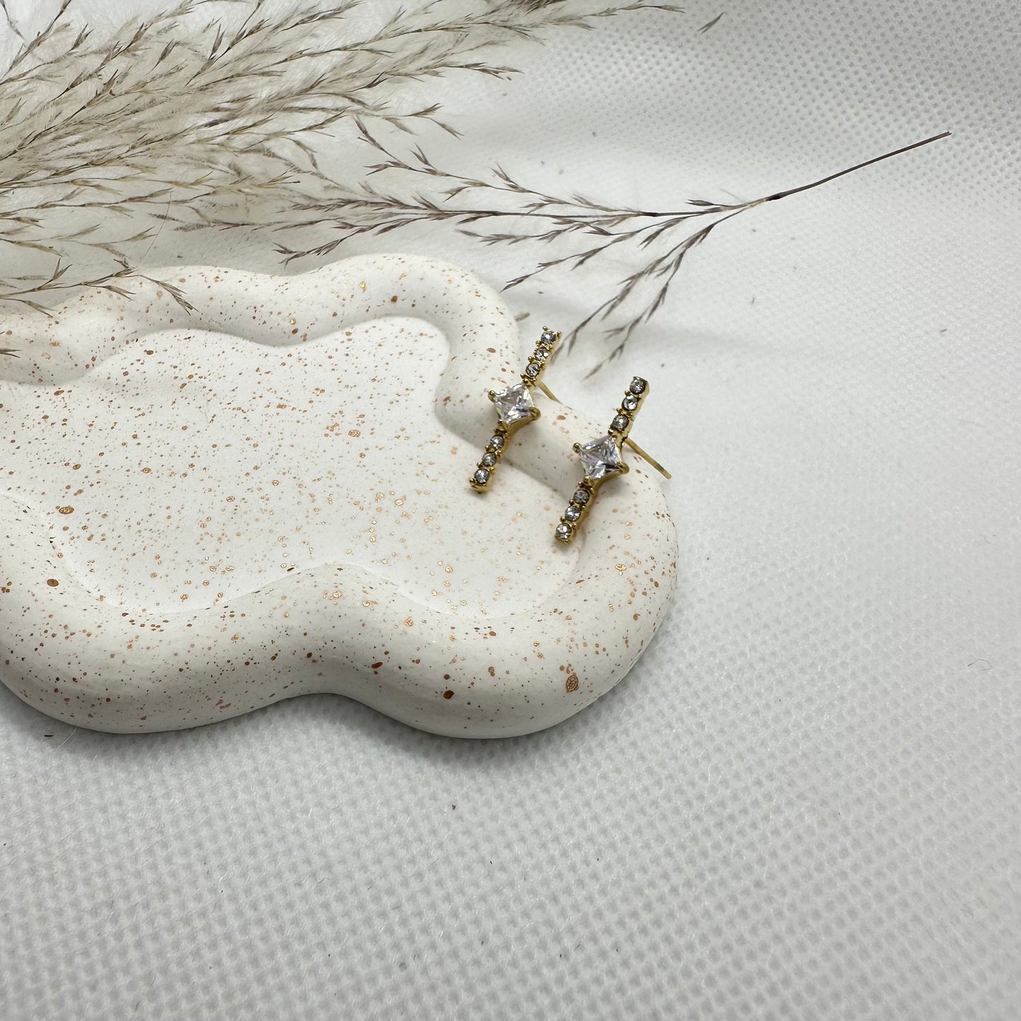 Boucle d’oreille BARRE DIAMS