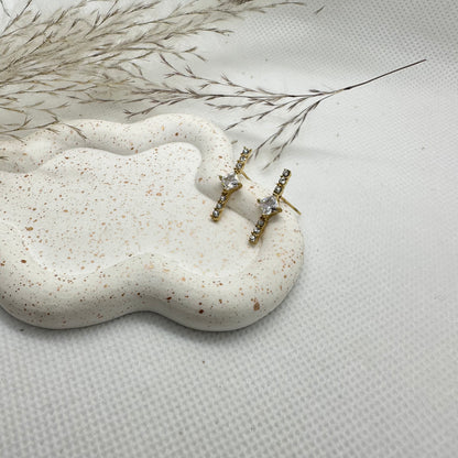 Boucle d’oreille BARRE DIAMS