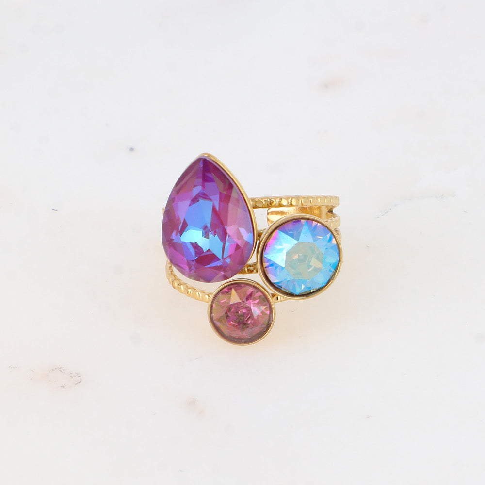 BAGUE CRYSTAL GOUTTE