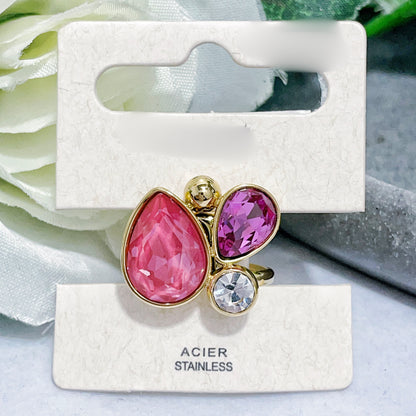 Bague strass NALIA