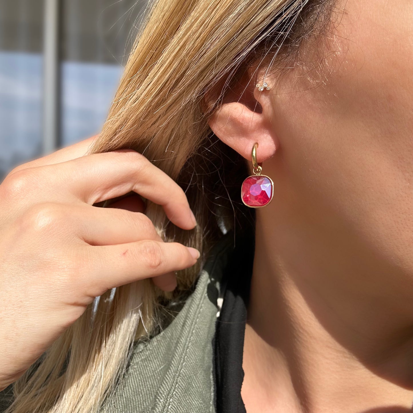 Boucle d’oreille STRASS