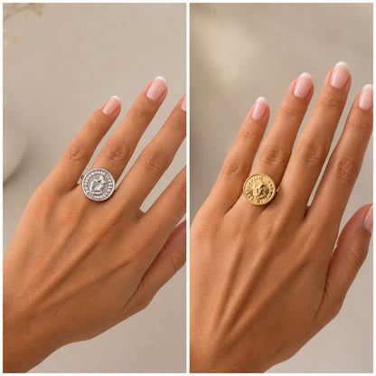 Bague pièce LONA