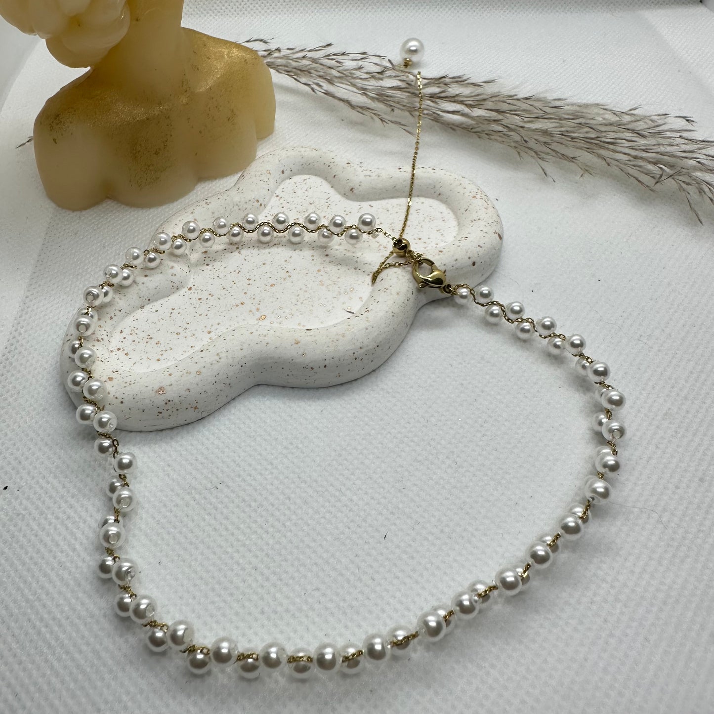 Collier RAS COU PERLE