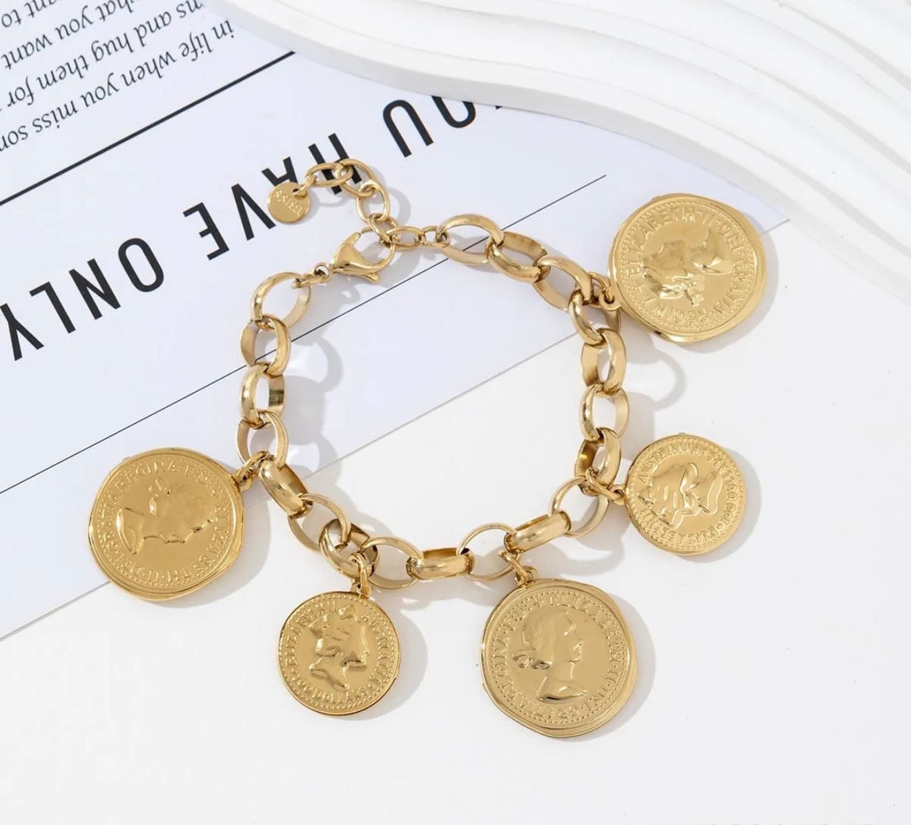 Bracelet breloque PIÈCE LINE
