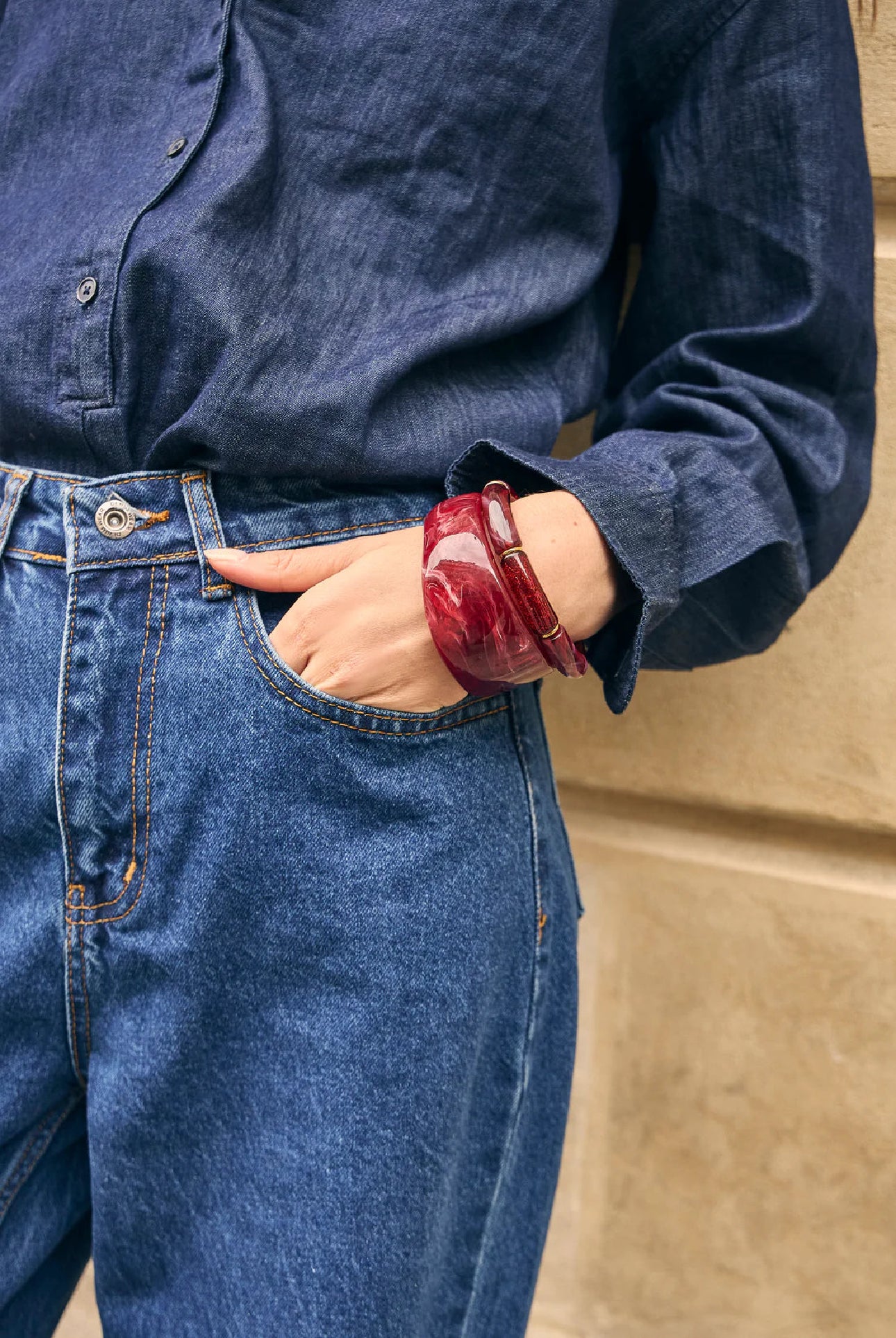 Bracelet résine élastiqueLINA