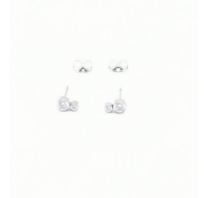 Boucle d’oreille OR ET ARGENT DUOLINE