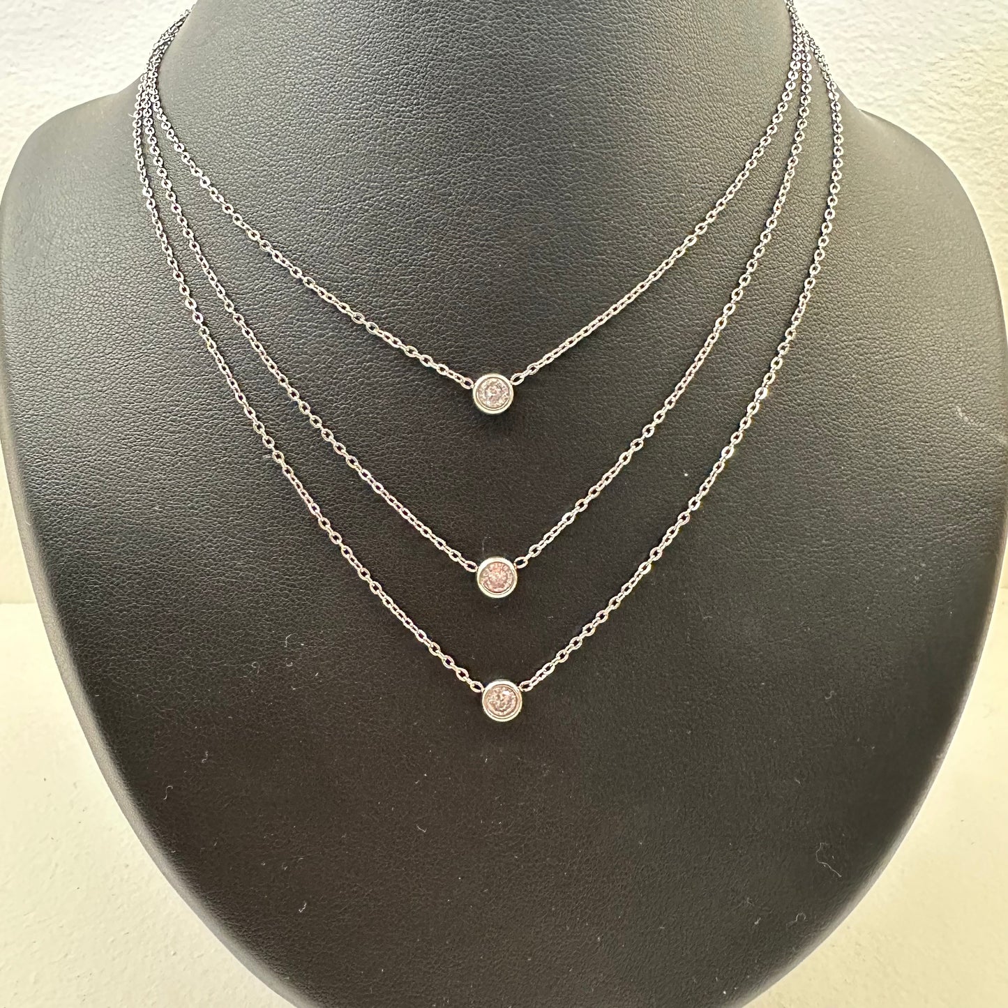 Collier TRIPLE STRASS