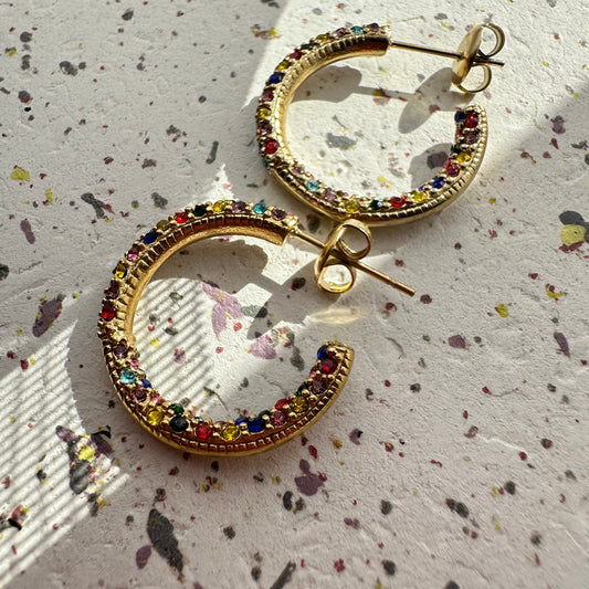 Boucle d’oreille petite créole MULTI