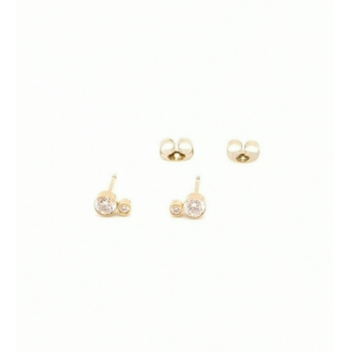Boucle d’oreille OR ET ARGENT DUOLINE
