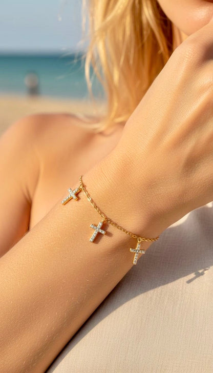Bracelet croix LANY