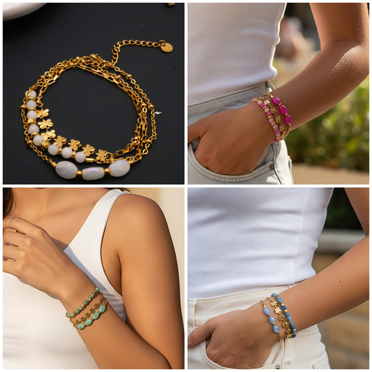 Bracelet triple LILANA