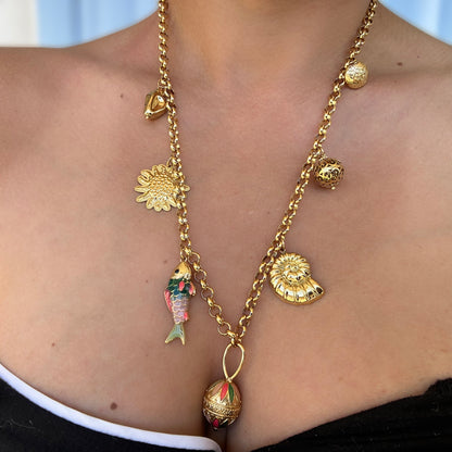 Collier breloque MI LONG LOANE