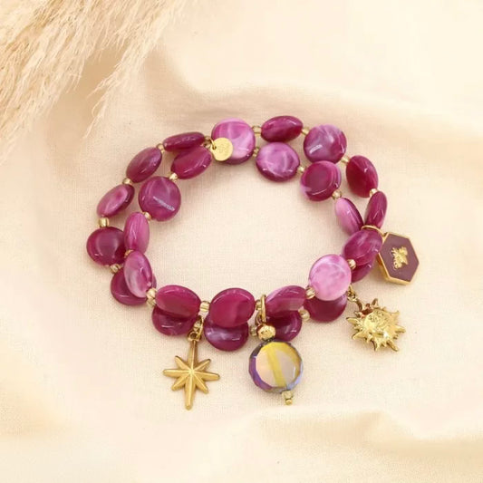 Bracelet Elastique violine