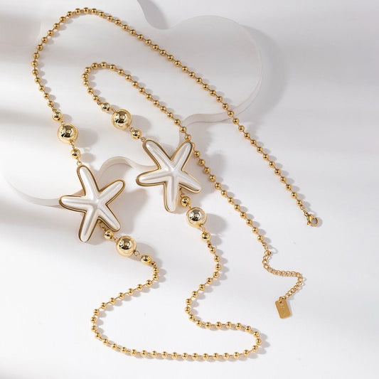 Collier SAUTOIR ÉTOILE DE MER