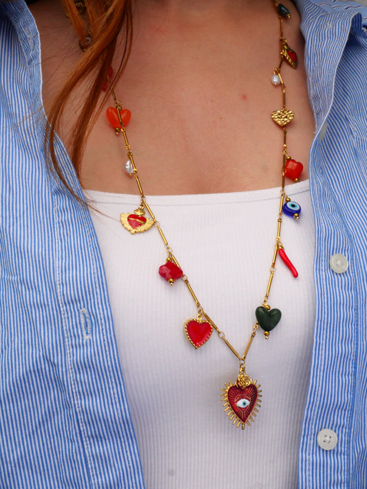 Collier sautoir breloque SIRANA