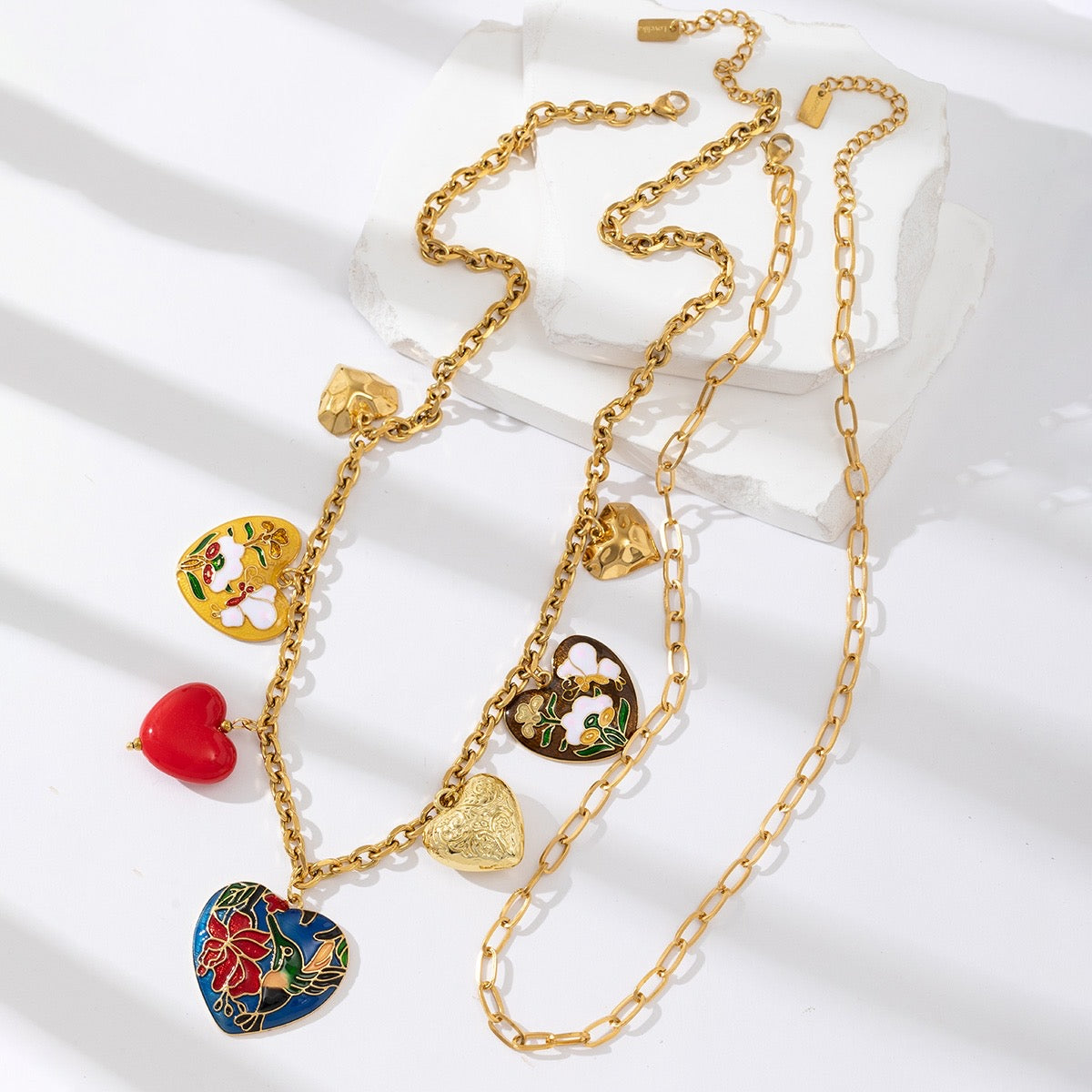 Collier double SUZANNE