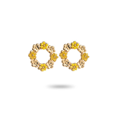 Boucle d’oreille FLORALE