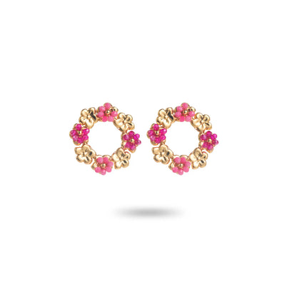 Boucle d’oreille FLORALE